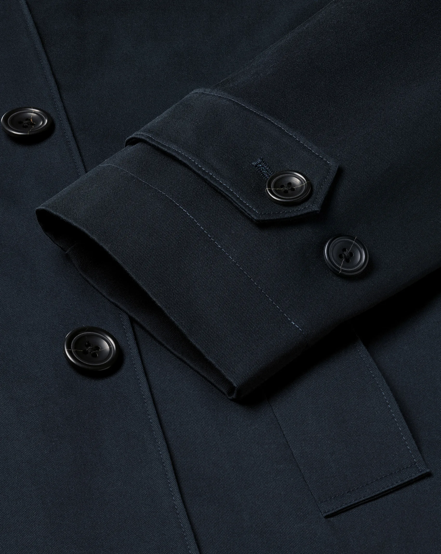 Coats|Raincoats<Charles Tyrwhitt Showerproof Cotton Raincoat - Dark Navy
