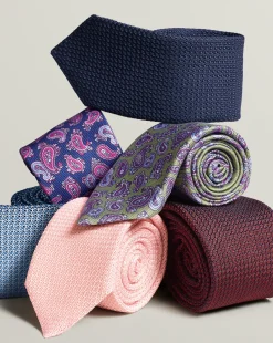 Ties & Bow-ties<Charles Tyrwhitt Silk Grenadine Italian Tie - Light Blue