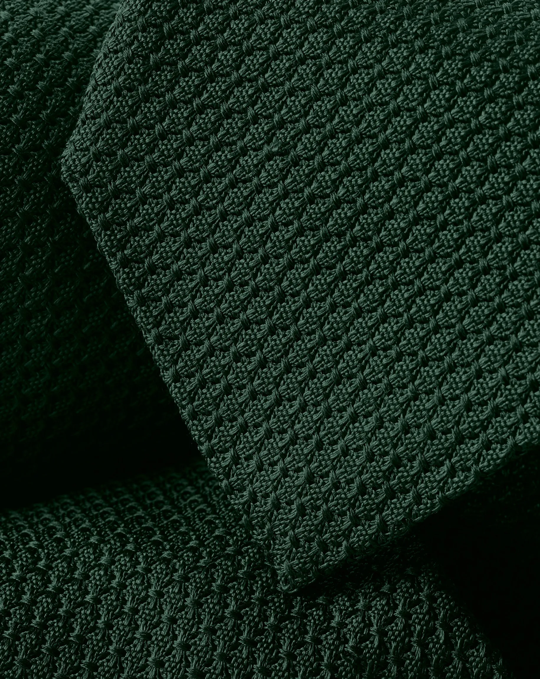 Ties & Bow-ties<Charles Tyrwhitt Silk Grenadine Italian Tie - Dark Green