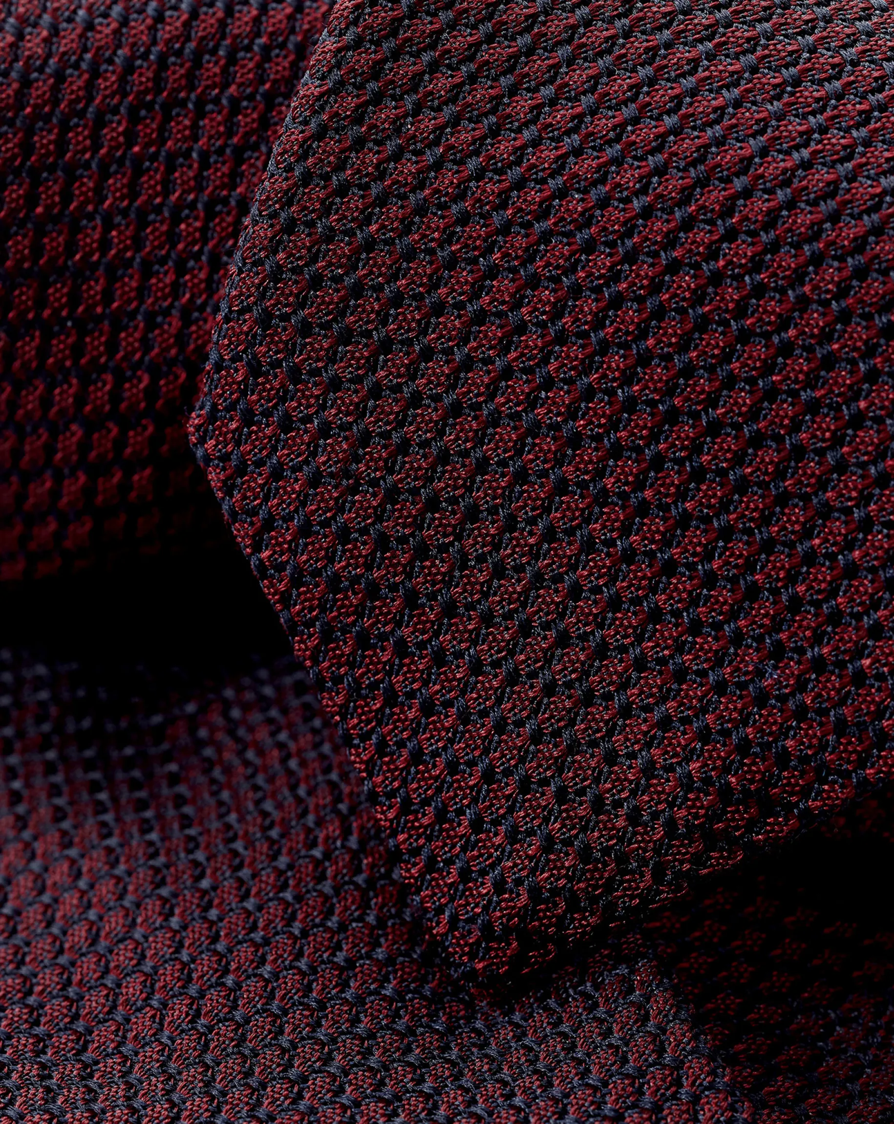 Ties & Bow-ties<Charles Tyrwhitt Silk Grenadine Italian Tie - Maroon Red