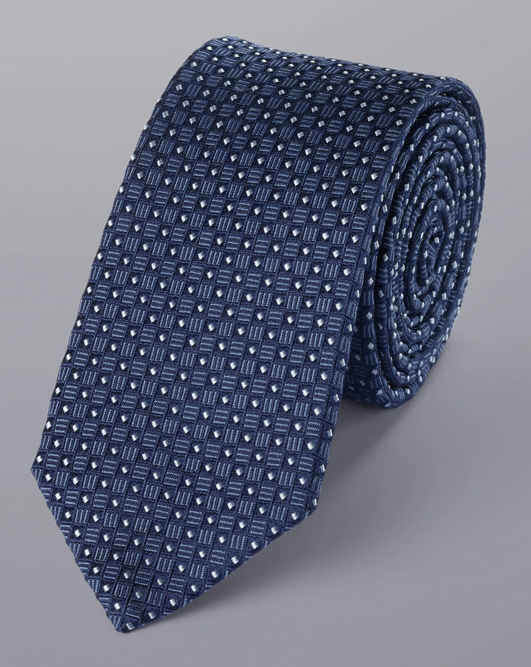 Ties & Bow-ties<Charles Tyrwhitt Silk Slim Tie - Blue Royal