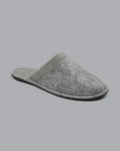 Shoes|Accessories<Charles Tyrwhitt Slippers - Light Grey
