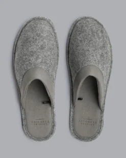 Shoes|Accessories<Charles Tyrwhitt Slippers - Light Grey