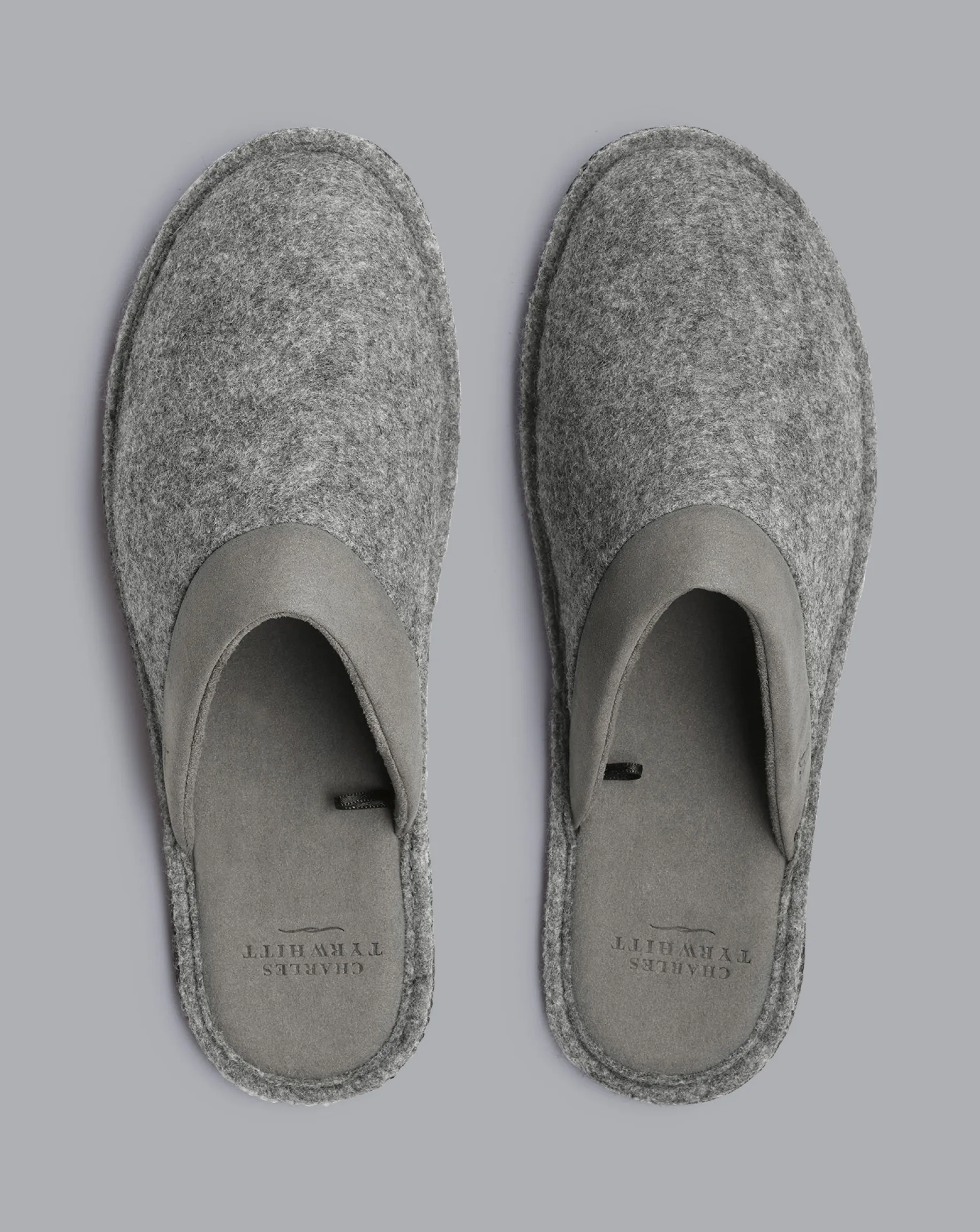 Shoes|Accessories<Charles Tyrwhitt Slippers - Light Grey