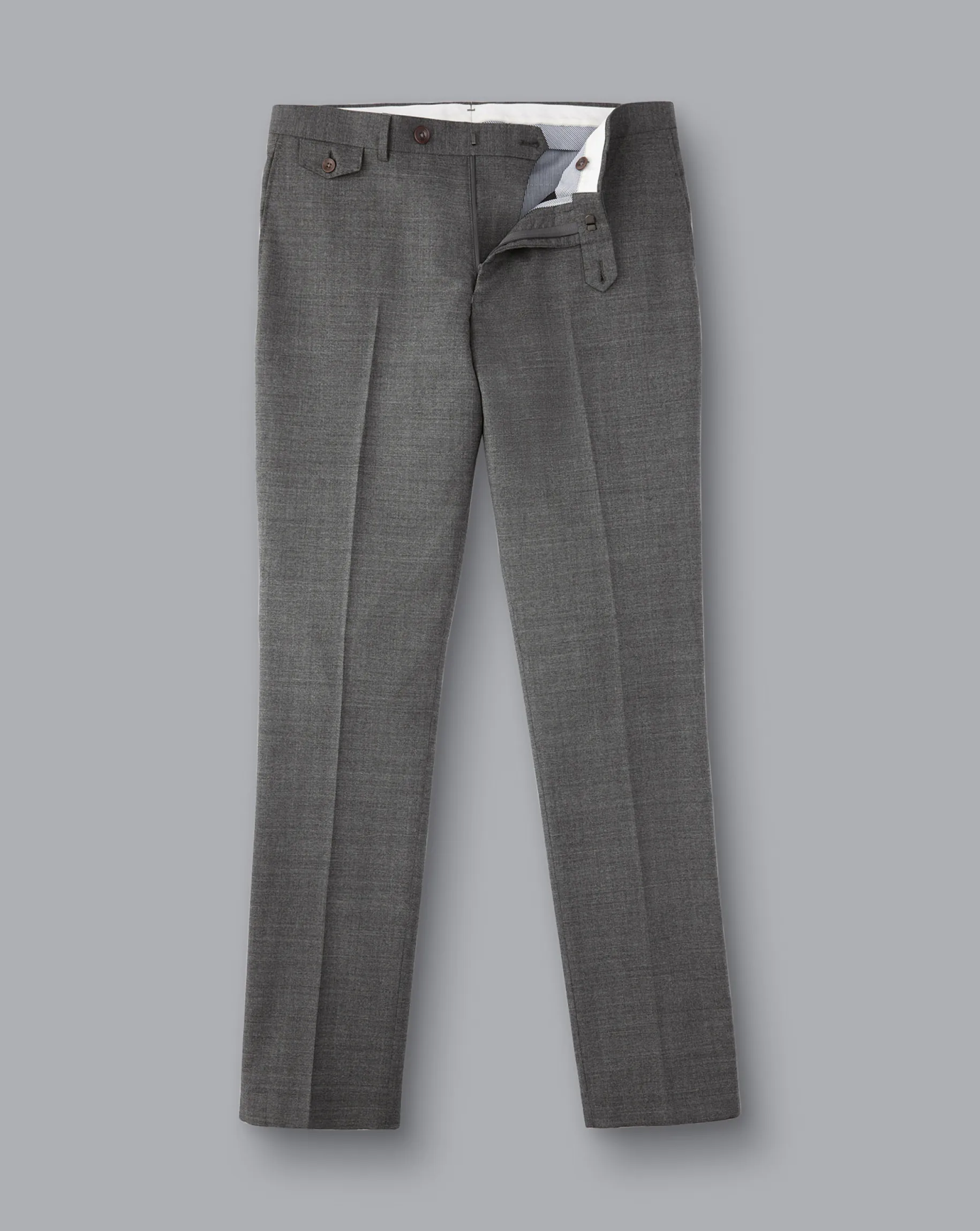 Smart Pants|Grey Pants<Charles Tyrwhitt Smart Italian Luxury Pants - Grey