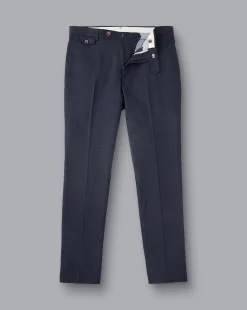 Smart Pants|Blue Pants<Charles Tyrwhitt Smart Italian Luxury Pants - Ink Blue