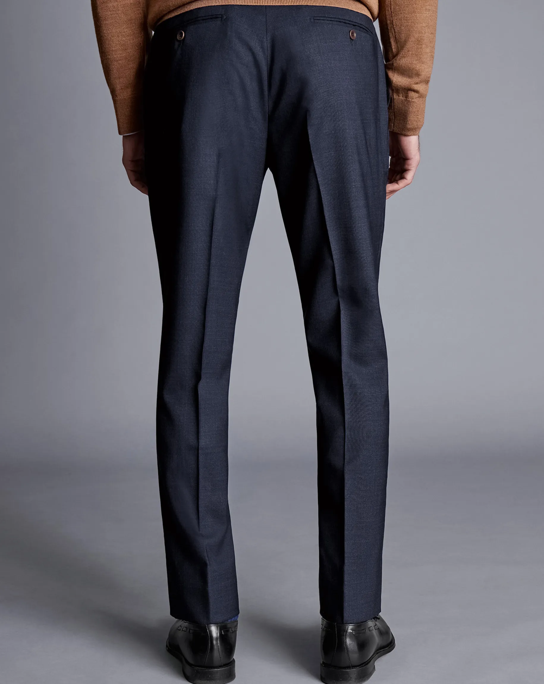Smart Pants|Blue Pants<Charles Tyrwhitt Smart Italian Luxury Pants - Ink Blue