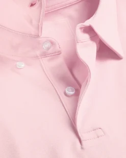 Pink Shirts|Short Sleeve polos<Charles Tyrwhitt Smart Jersey Polo - Light Pink
