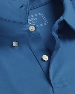 Shirt Sale|Polos<Charles Tyrwhitt Smart Jersey Polo - Ocean Blue