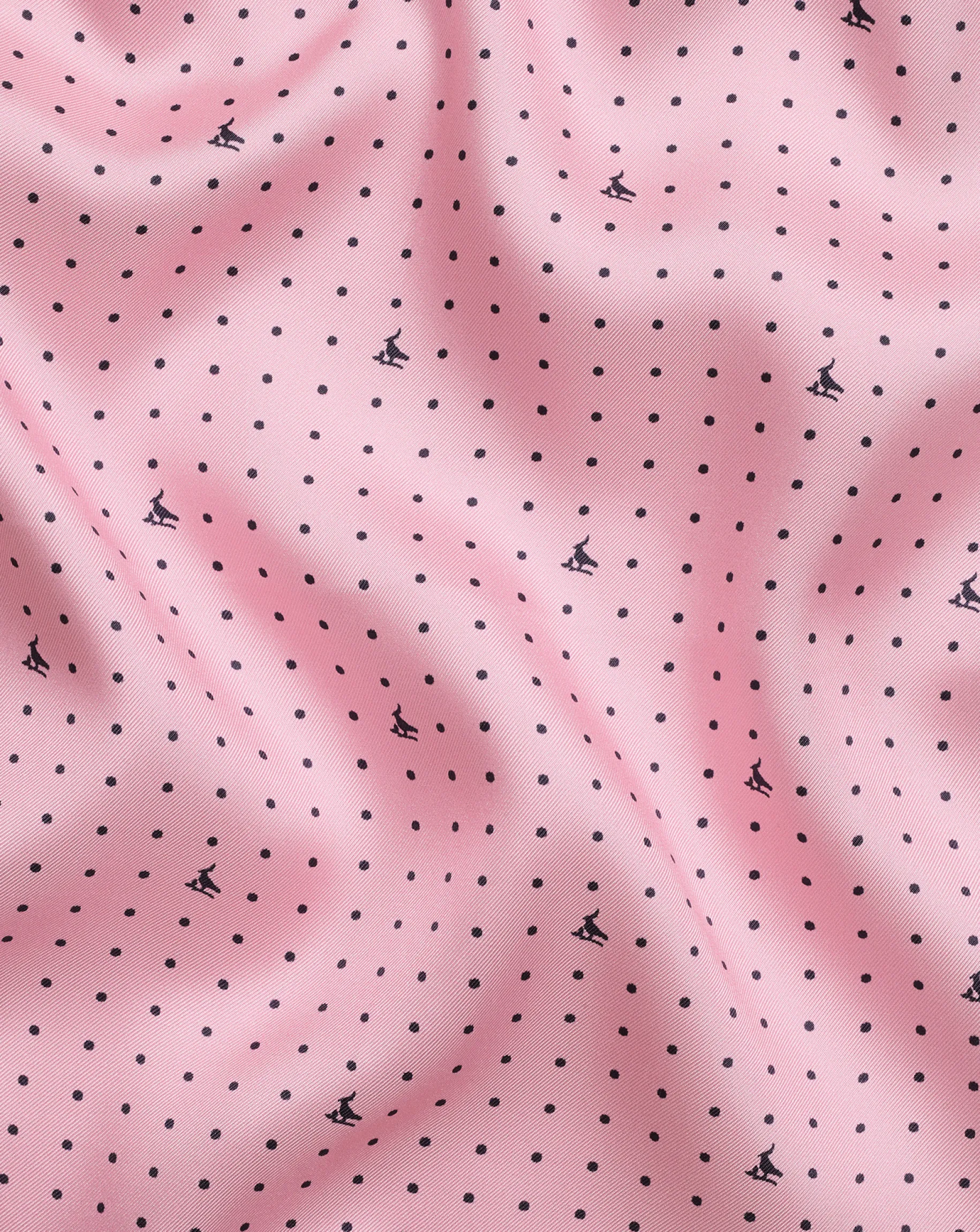 Accessories<Charles Tyrwhitt Spot Print Pocket Square - Pink and Navy