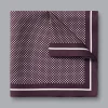 Accessories<Charles Tyrwhitt Spot Print Silk Pocket Square - Blackberry Purple & Ivory