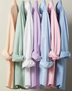 Shirt Sale|Dress Shirts<Charles Tyrwhitt Spread Collar Non-Iron Cambridge Weave Shirt - Pink