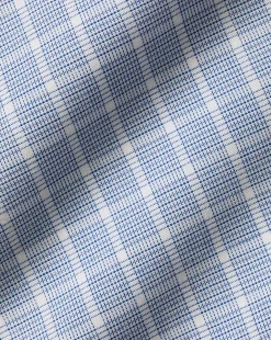 Shirt Sale|Dress Shirts<Charles Tyrwhitt Spread Collar Non-Iron Fine Check Shirt - Petrol Blue