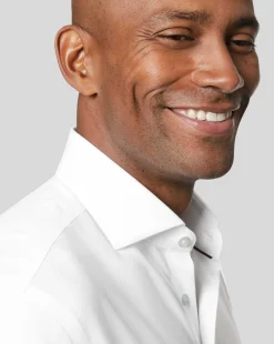 Shirt Sale|Dress Shirts<Charles Tyrwhitt Spread Collar Non-Iron Ludgate Weave Shirt - White