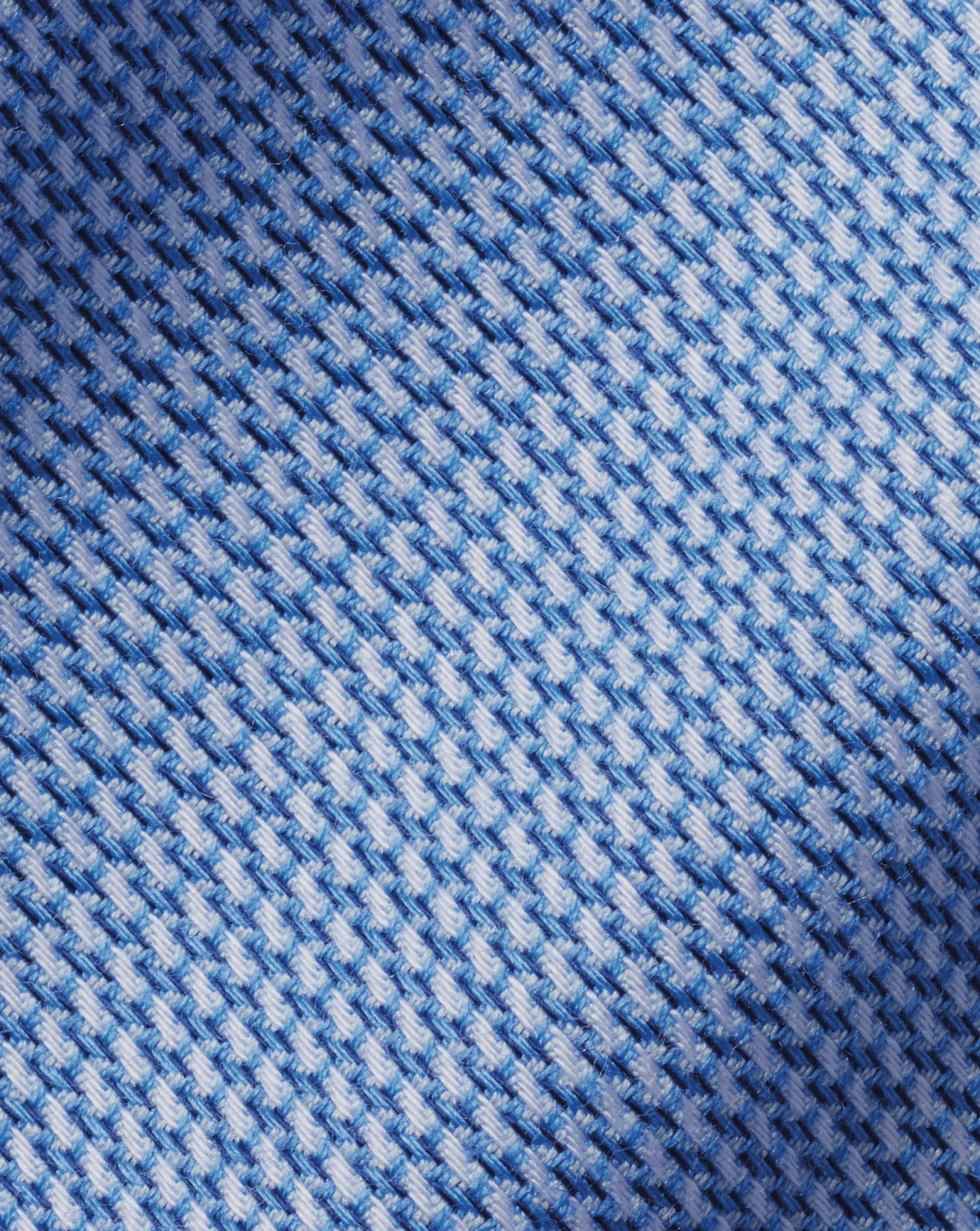 Business Casual Shirts|Dress Shirts<Charles Tyrwhitt Spread Collar Non-Iron Mayfair Weave Shirt - Cobalt Blue