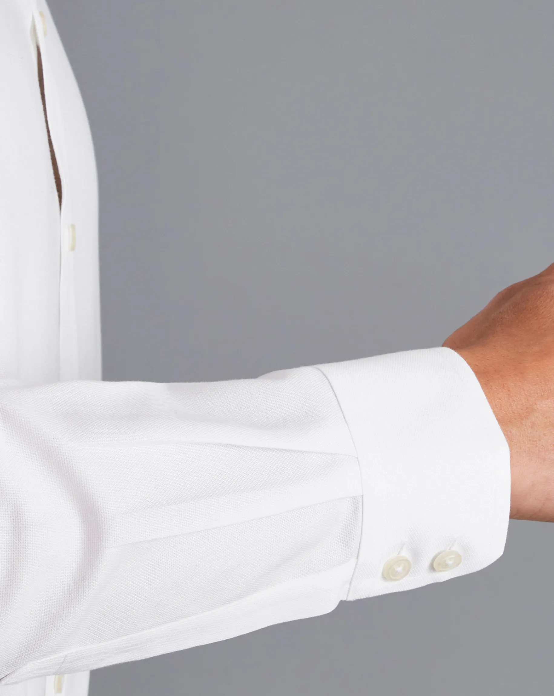 Shirt Sale|Dress Shirts<Charles Tyrwhitt Spread Collar Non-Iron Regent Weave Shirt - White