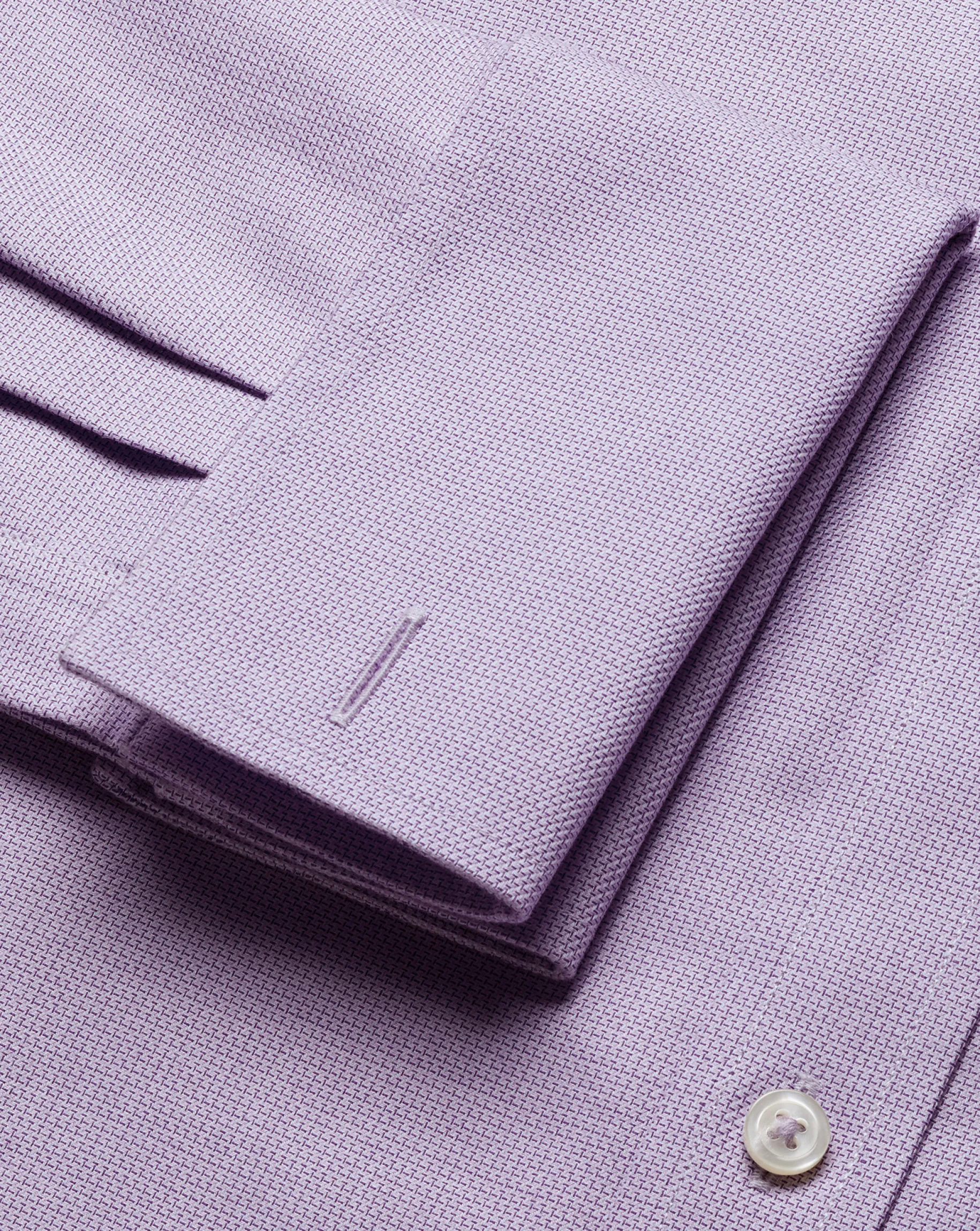 Shirt Sale|Dress Shirts<Charles Tyrwhitt Spread collar Non-Iron Richmond Weave Shirt - Mauve Mauve Purple
