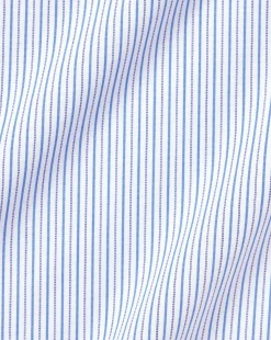 Shirt Sale|Dress Shirts<Charles Tyrwhitt Spread Collar Non-Iron Stripe Winchester Shirt - Ocean Blue
