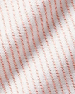 Shirt Sale|Dress Shirts<Charles Tyrwhitt Spread Collar Non-Iron Twill Stripe Shirt - Orange