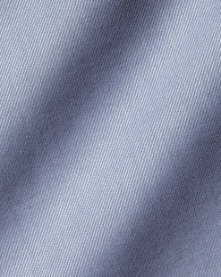 Dress Shirts|S<Charles Tyrwhitt Spread Collar Non-Iron Twill Shirt- Blue Indigo