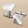 Cufflinks|Evening Accessories<Charles Tyrwhitt Square Cufflink - Silver Grey