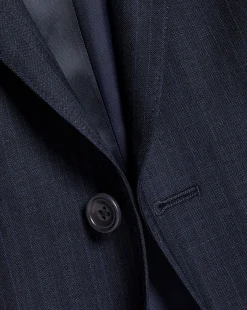 Suit Jackets|Blazers<Charles Tyrwhitt Stripe Suit Jacket - Ink Blue