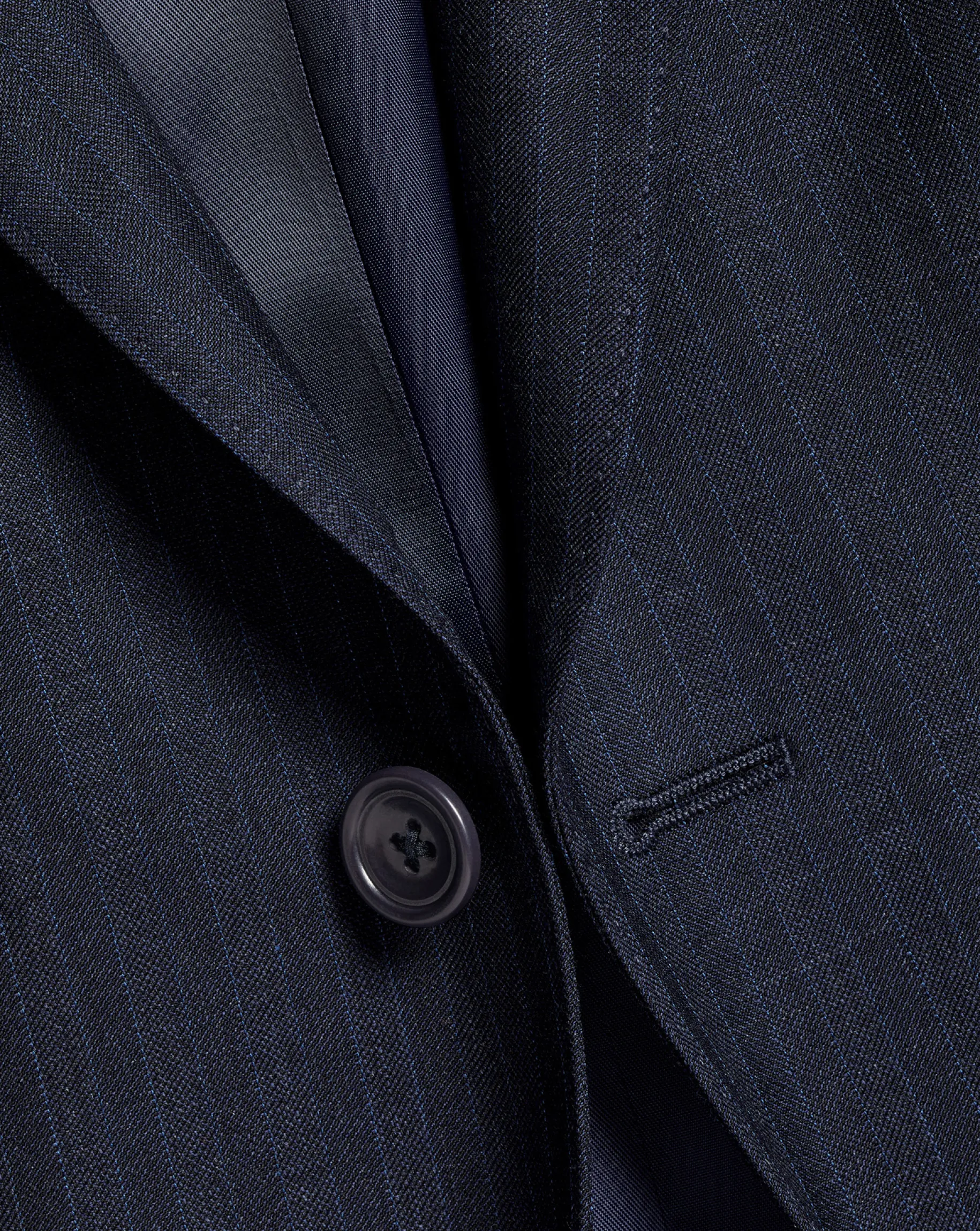 Suit Jackets|Blazers<Charles Tyrwhitt Stripe Suit Jacket - Ink Blue