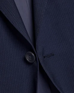 Suit Jackets|Blazers<Charles Tyrwhitt Stripe Suit Jacket - Navy