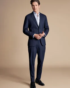 Suit Jackets|Blazers<Charles Tyrwhitt Stripe Suit Jacket - Navy