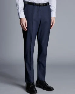 Suit Pants|Pants & Shorts<Charles Tyrwhitt Stripe Suit Pants - Navy