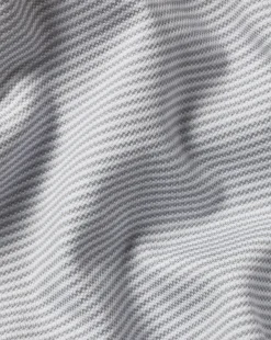 Shirt Sale|Polos<Charles Tyrwhitt Striped Tyrwhitt Pique Polo - Light Grey