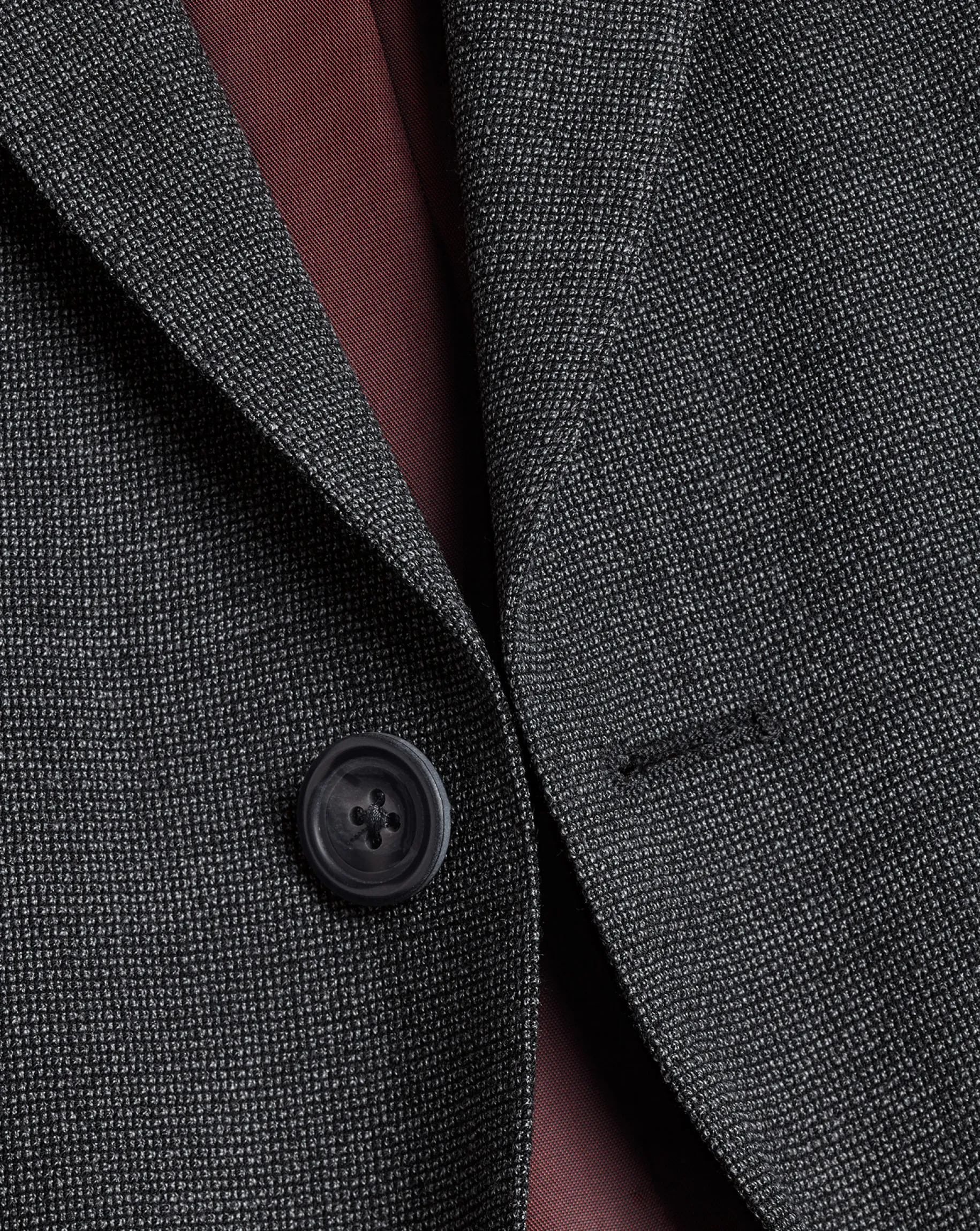 Suit Jackets|Blazers<Charles Tyrwhitt Textured Business Suit Jacket - Dark Grey