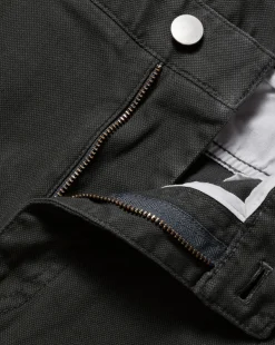 Pants & Shorts<Charles Tyrwhitt Textured Washed 5 Pocket Pants - Grey Charcoal