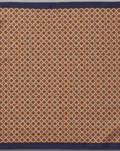 Pocket Squares<Charles Tyrwhitt Tile Print Silk Pocket Square - Camel