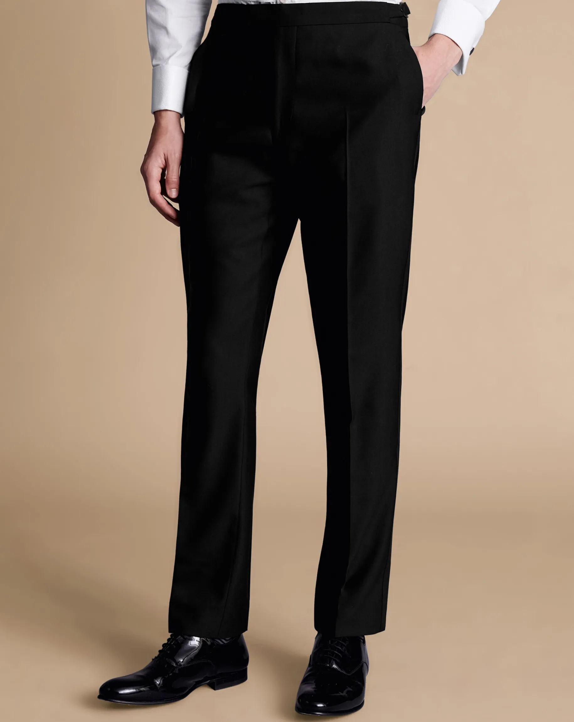 Seasonal Looks|Suit Pants<Charles Tyrwhitt Tuxedo Pants - Black