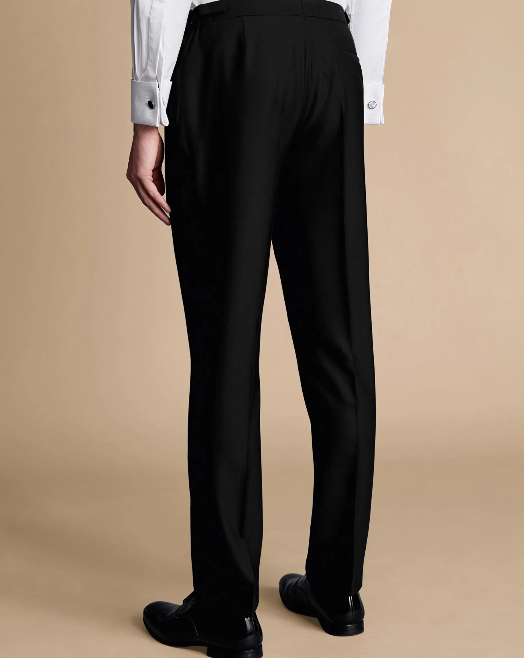 Seasonal Looks|Suit Pants<Charles Tyrwhitt Tuxedo Pants - Black