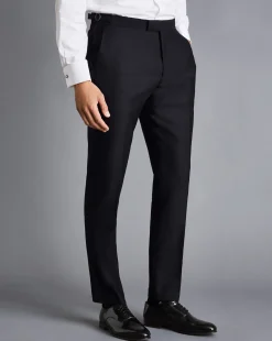 Suit Pants|Pants & Shorts<Charles Tyrwhitt Tuxedo Pants - Midnight