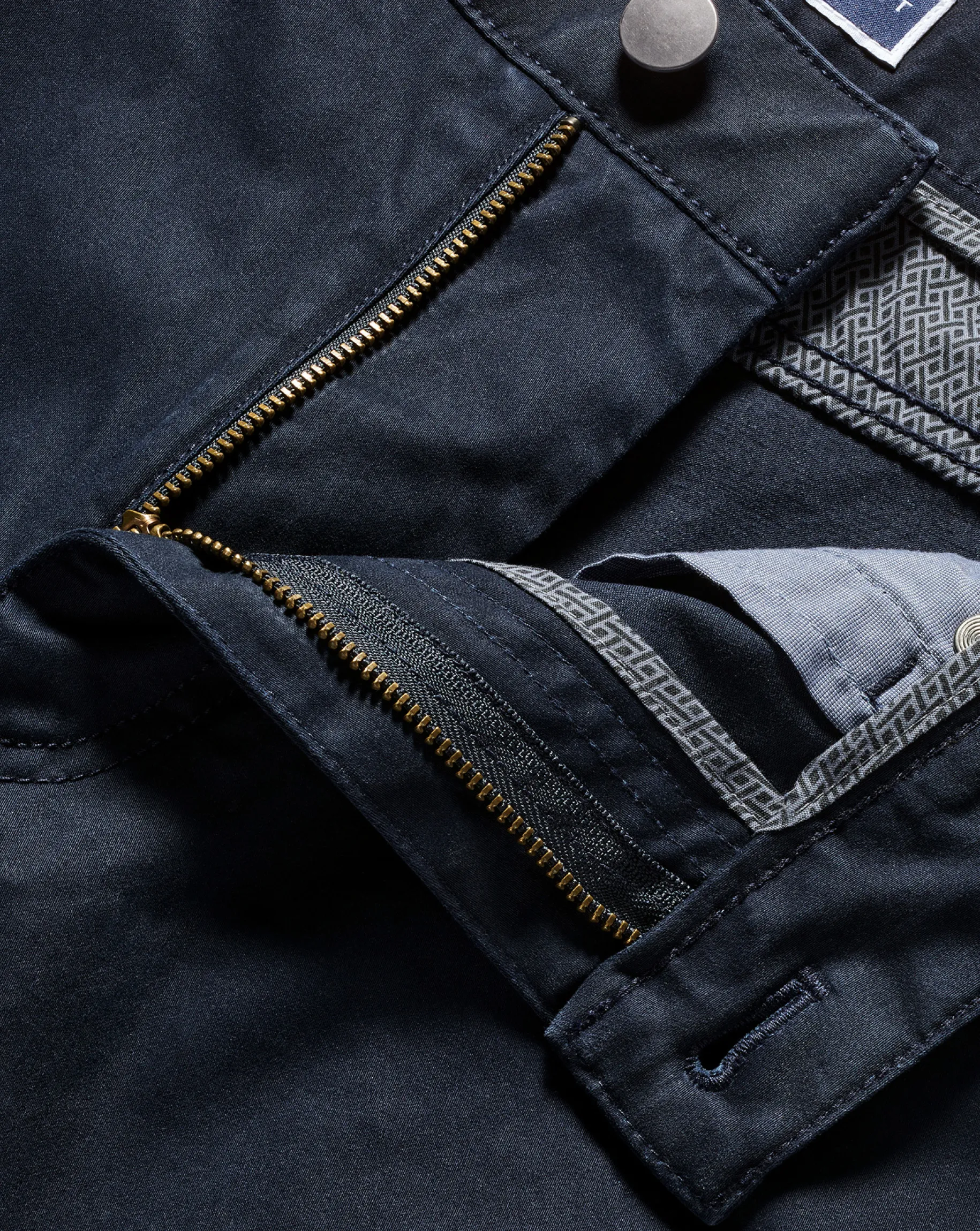 Seasonal Looks|Pants & Shorts<Charles Tyrwhitt Twill 5 Pocket Jeans - Dark Navy