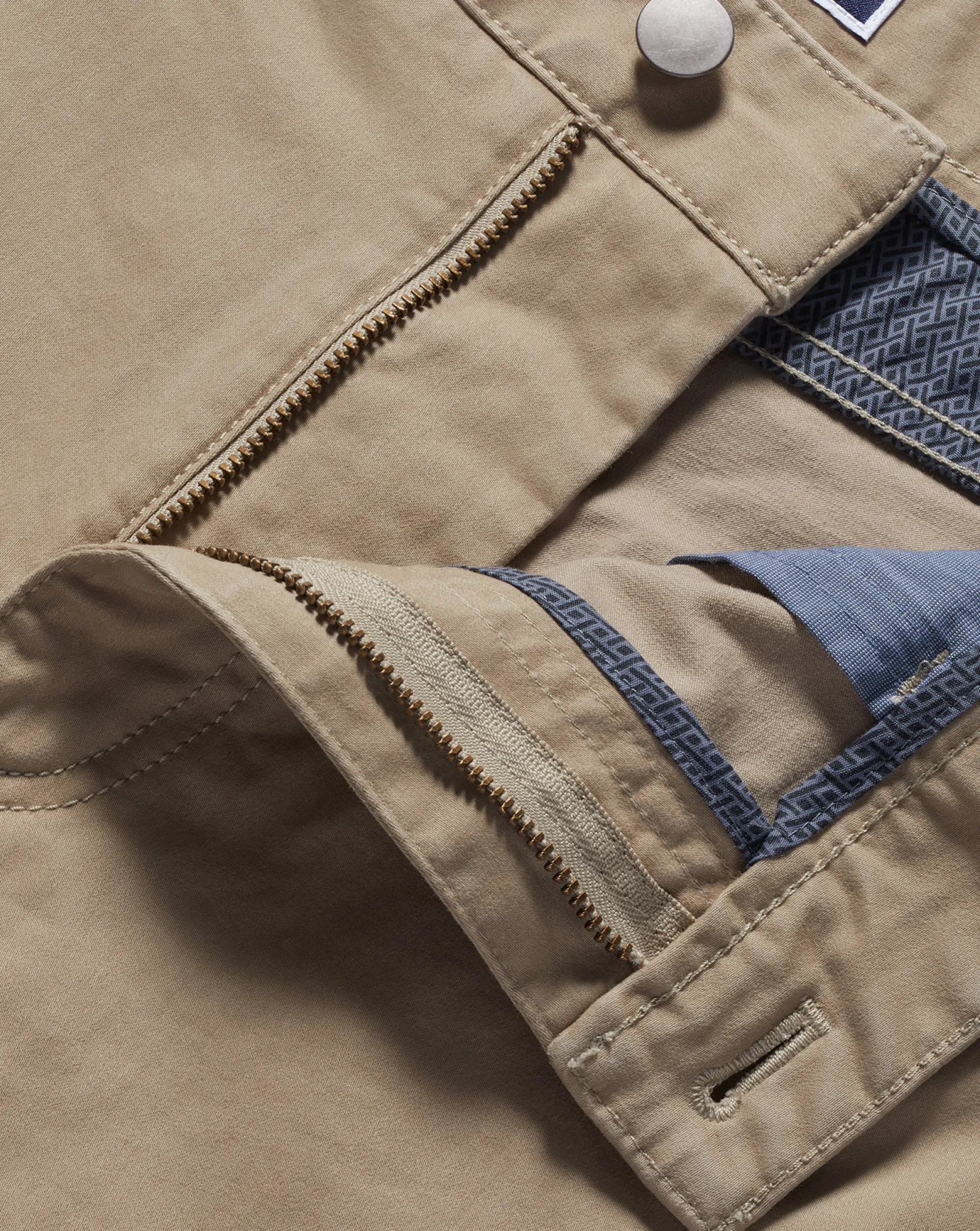 Pants & Shorts<Charles Tyrwhitt Twill 5 Pocket Jeans - Oatmeal