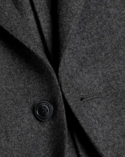 Blazers<Charles Tyrwhitt Twill Wool Jacket - Grey Charcoal