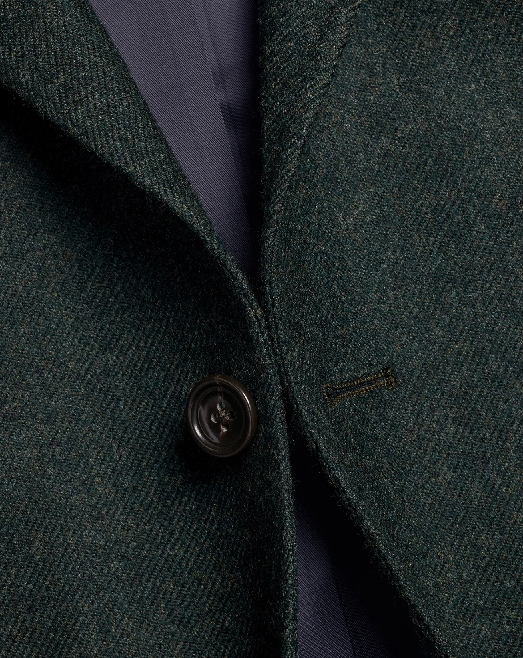 Coats & Jackets|Blazers<Charles Tyrwhitt Twill Wool Jacket - Forest Green