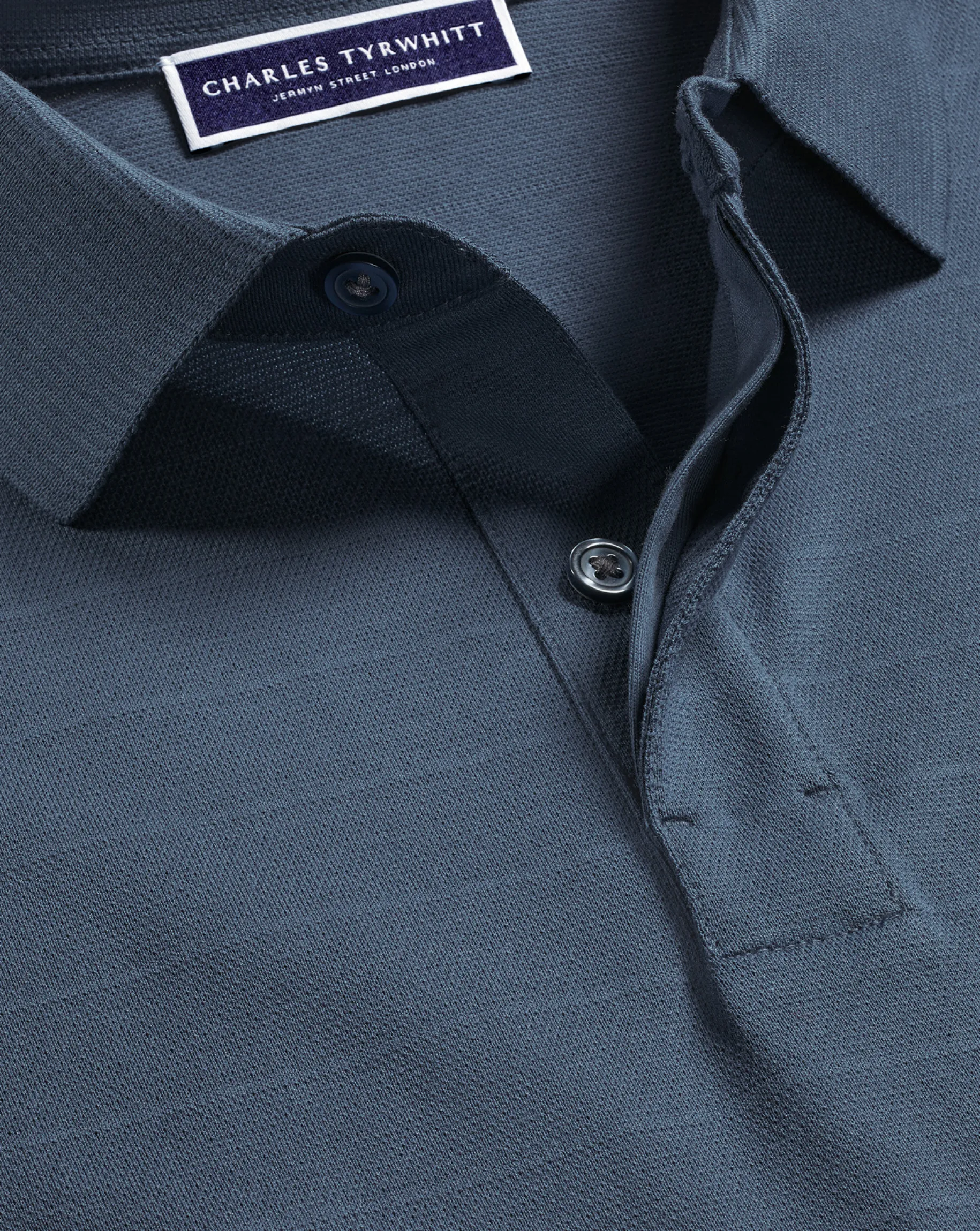 Shirt Sale|Polos<Charles Tyrwhitt Tyrwhitt Cool Polo - Heather Blue