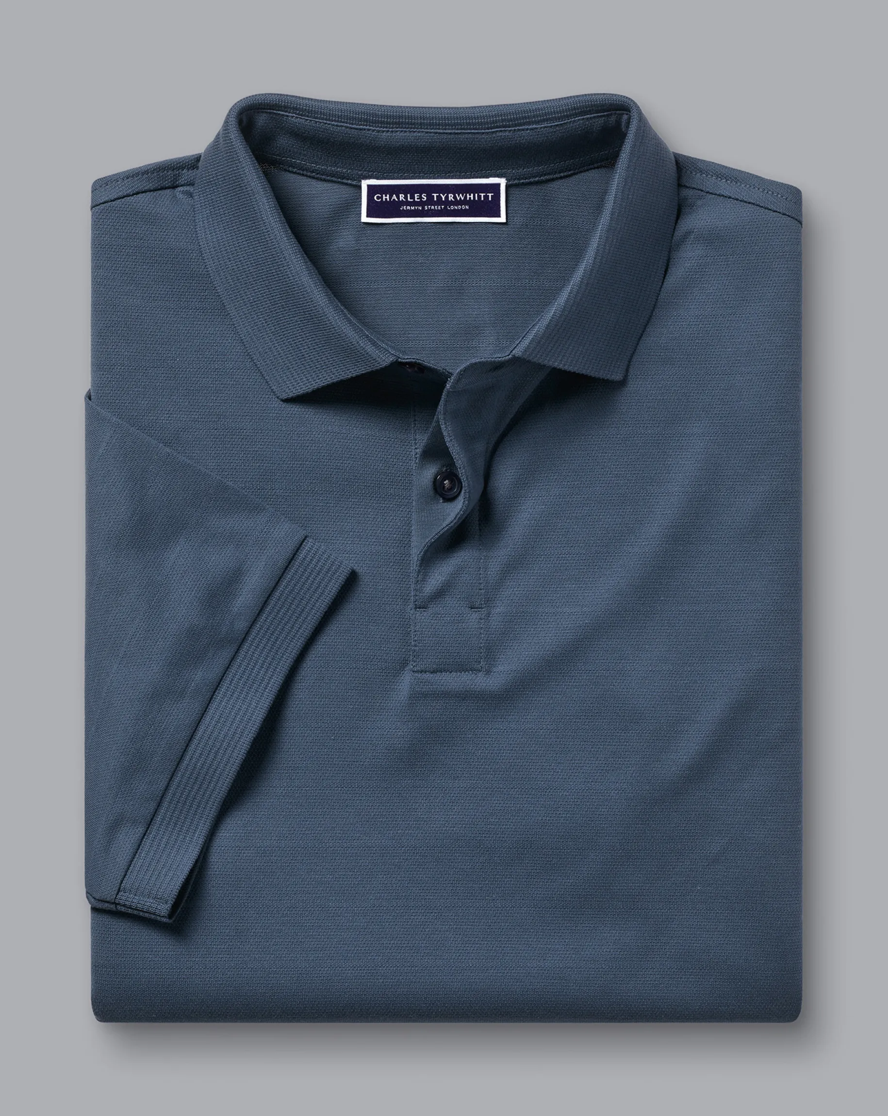 Shirt Sale|Polos<Charles Tyrwhitt Tyrwhitt Cool Polo - Heather Blue