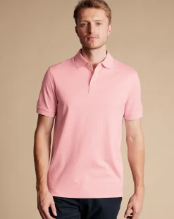 Pink Shirts|Performance polos<Charles Tyrwhitt Tyrwhitt Cool Polo - Pink