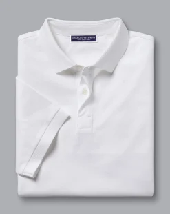 White Shirts|Golf polos<Charles Tyrwhitt Tyrwhitt Cool Polo - White