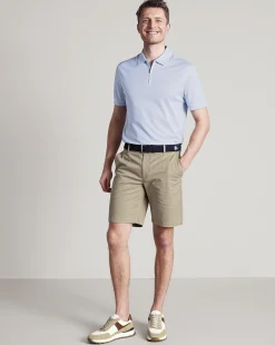 Shirt Sale|Polos<Charles Tyrwhitt Tyrwhitt Cool Quarter Zip Polo - Light Blue
