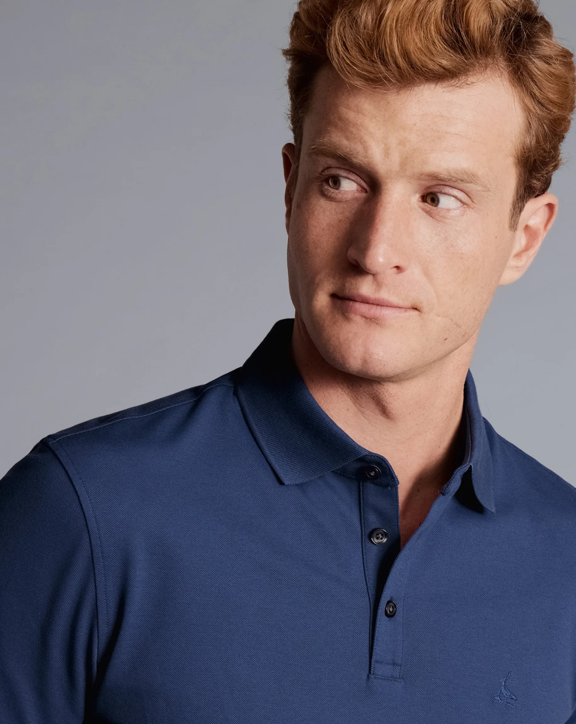 Blue Shirts|Blue<Charles Tyrwhitt Tyrwhitt Pique Polo - Blue Royal