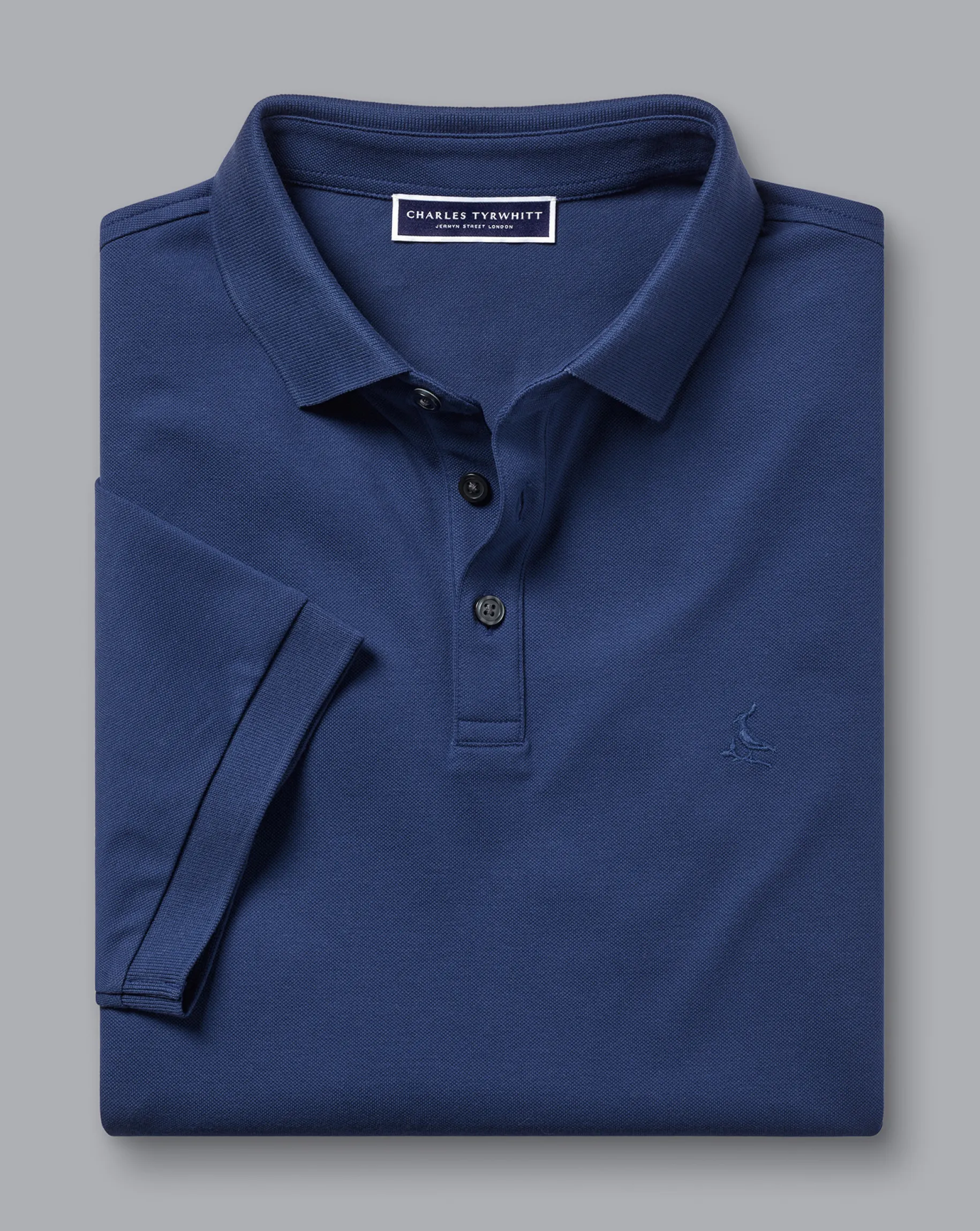 Blue Shirts|Blue<Charles Tyrwhitt Tyrwhitt Pique Polo - Blue Royal