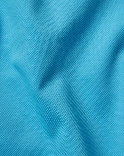 Shirt Sale|Polos<Charles Tyrwhitt Tyrwhitt Pique Polo - Turquoise Blue Light Turquoise