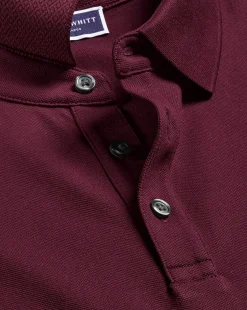 Short Sleeve polos|Polos<Charles Tyrwhitt Tyrwhitt Pique Polo - Red Wine